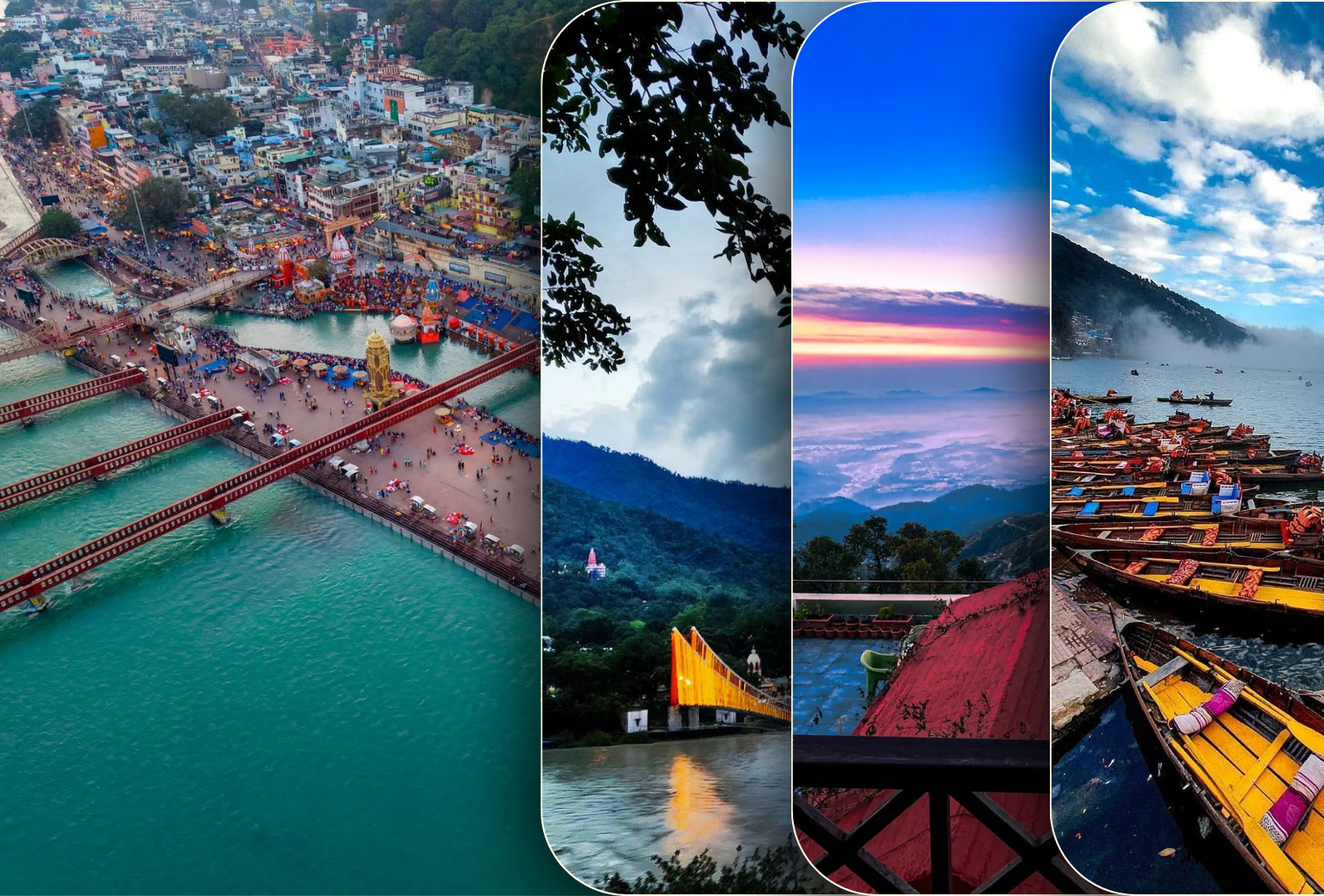 12 Days Haridwar Rishikesh Mussoorie Chopta Auli Kausani Nainital Tour from - Delhi